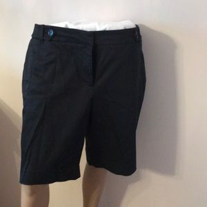 LOFT Black Bermuda Shorts